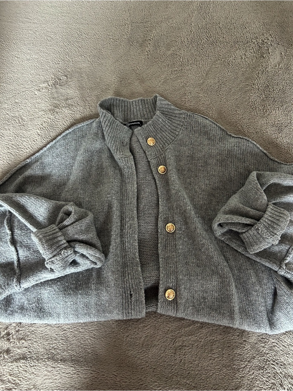 PrettyGarden Gray Cardigan
